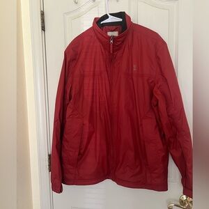 Timberland Red Black Waterproof Fleece Lined Jacket Size Large